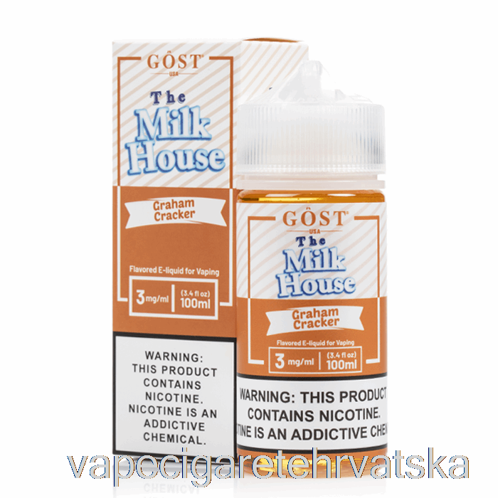 Vape Hrvatska Graham Cracker - The Milk House - Gost Vapor - 100ml 0mg